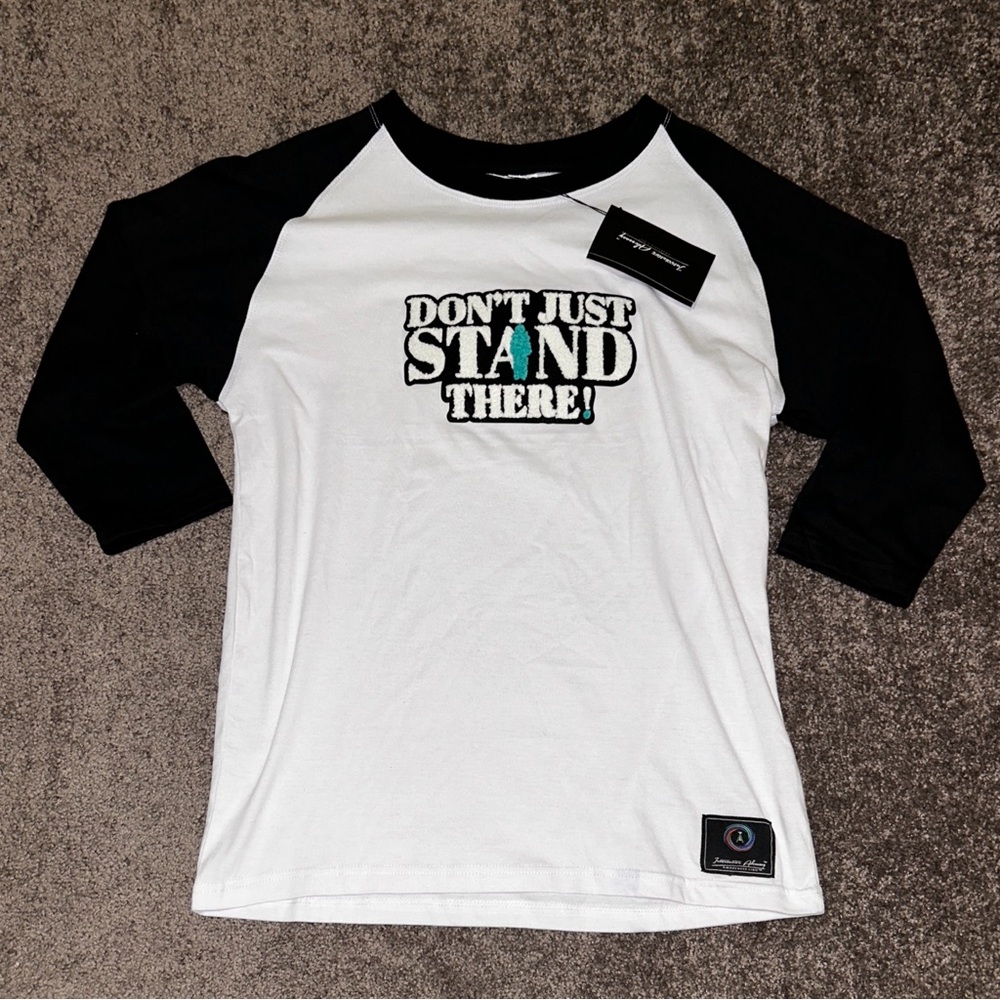 Interactive Advocacy “Don’t Just Stand There!” 3/4 Sleeve Raglan T-Shirt - M